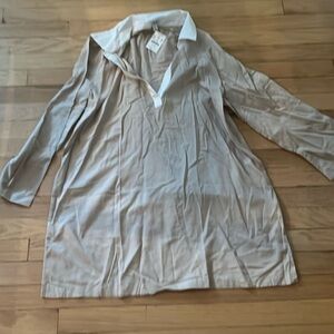 J crew beige cover up